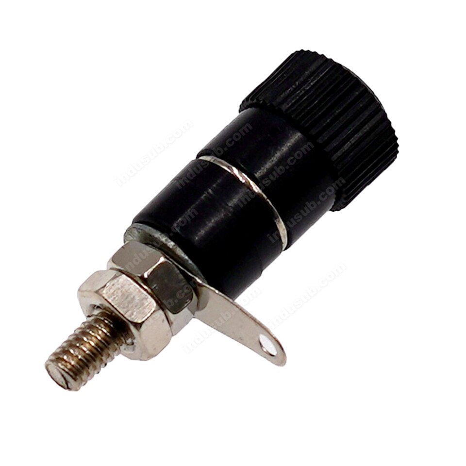 10Pcs Terminal Blokken JS-910B Js-919 4Mm Versterker Terminal Binding Post Moer Banana Plug Jack Connector Black