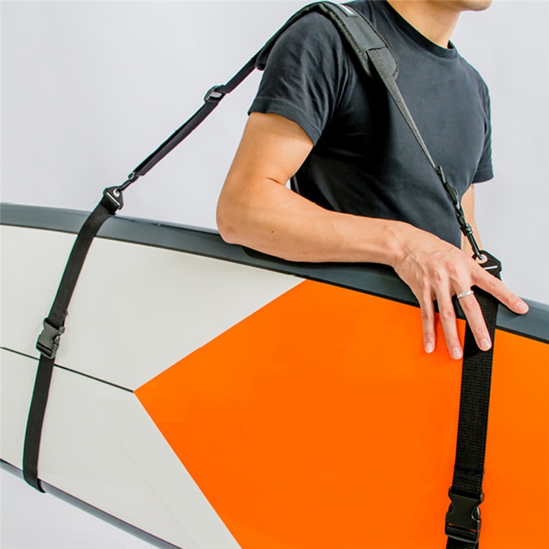 Justerbar surfbräda axel bär sling stå upp paddleboard rem sup board surf fenor paddla wakeboard surfing kajak unisex