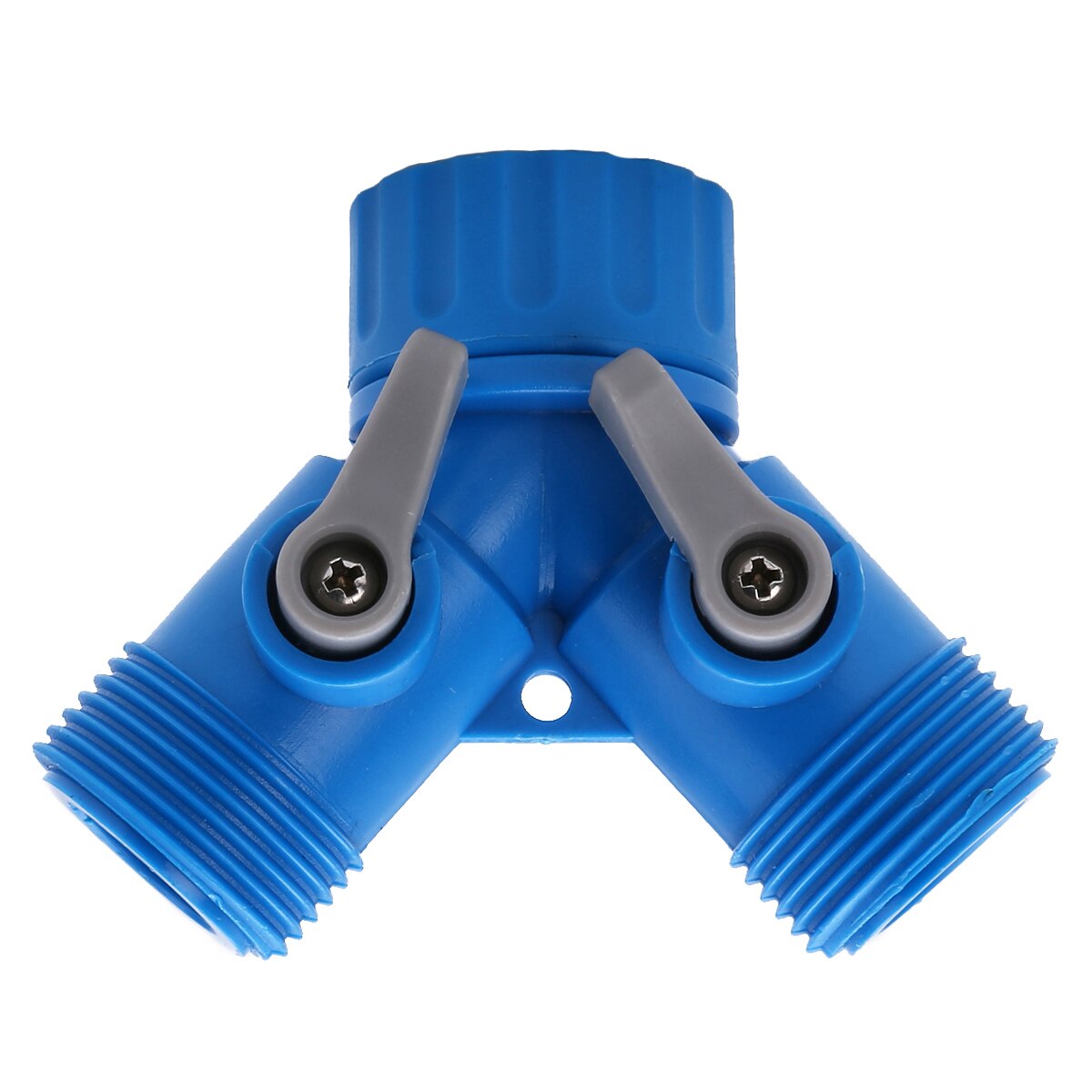 Y-type 3- weg slangadapters met kliksysteem voor dubbele afsluitkleppen, kraanaansluiting voor tuinirrigatiegereedschap