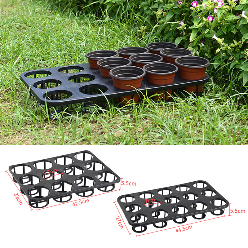 Plastic Nursery Pot 12/15 Holes Seed Grow Planter Box Greenhouse Seeding Garden Seed Pot Tray plant Seedling Tray Phalaenopsis