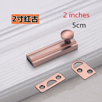 Professionelle Durcheinander Türen Rutsche verriegeln sperren Fenster Bronze- Riegel Möbel Verdeckte Schlösser Schlecht Bolzen Staub Beweis Rohr: 3