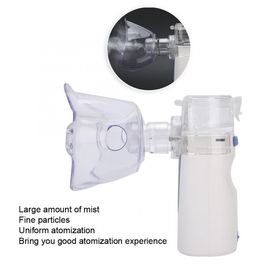 Portable Ultrasonic Atomizer Household Handheld Nebulizer Atomization Machine Health Care for kids Adult