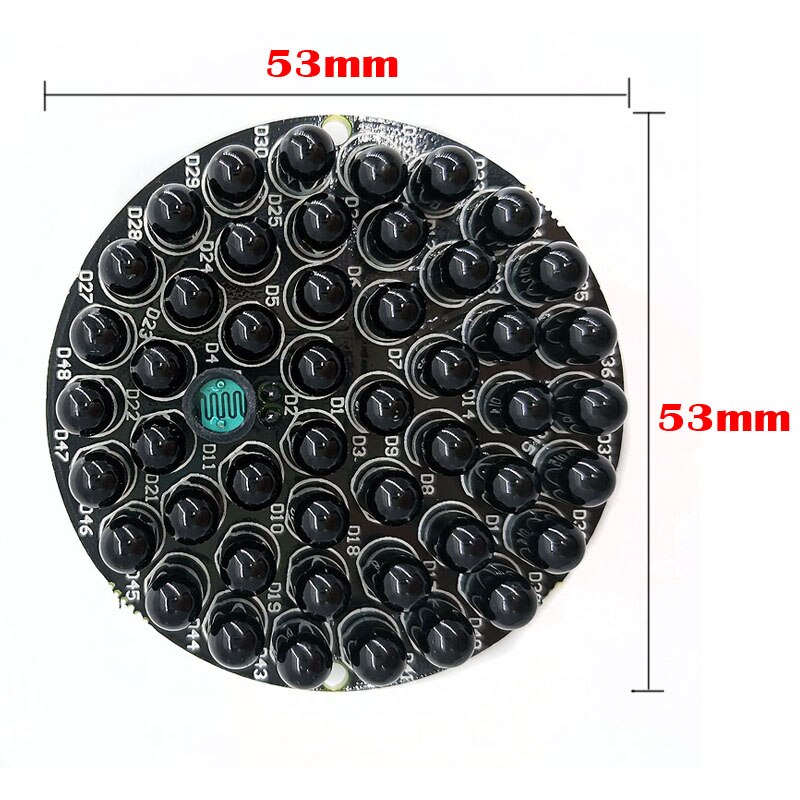 IR Infrared LED Board 940nm 48pcs IR LEDs Invisible at night No exposure Light Board for IR Illuminator CCTV Accessories