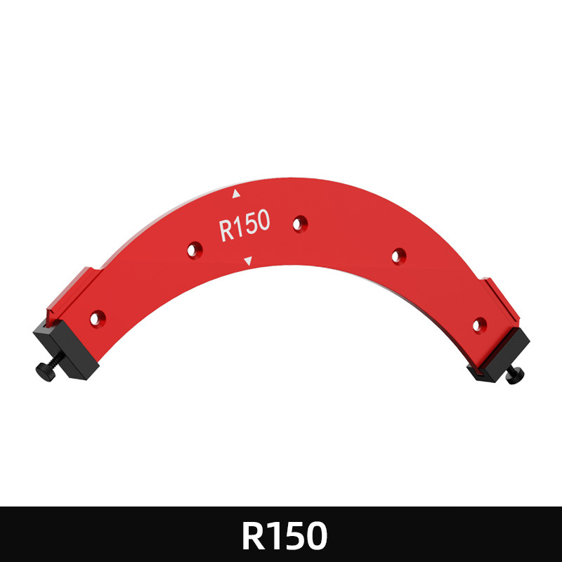 Woodworking Round Corner Radius Templates, Corner Routing Guide Set R100 R150 R200 R250 R300 Curve Guide Cabinet Edge Molding: Green, Purple