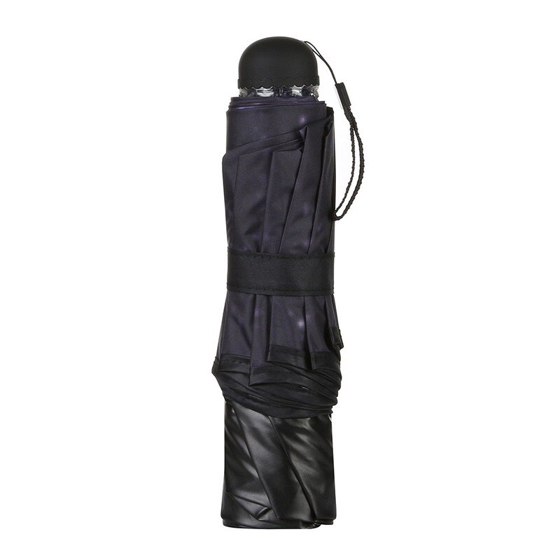 Frauen Regenschirme Spitze Schwarz Falten Regenschirm Reise Regen Winddicht Regenschirm Falten Anti-Uv Sonne/Regen Regenschirm