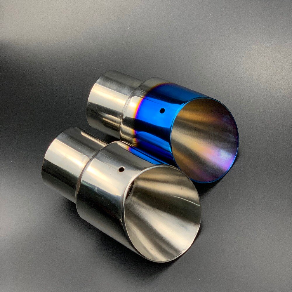 Automobile exhaust muffler stainless steel tube chrome modified rear tail For Mitsubishi ASX Car accessories
