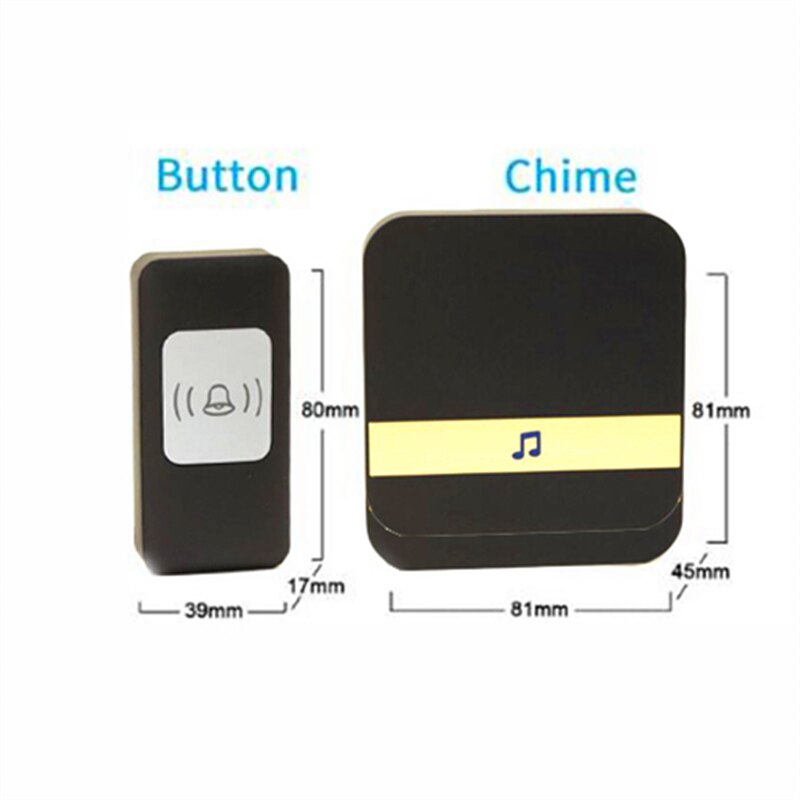 Ding Dong AC 90-250V WiFi inalámbrico remoto música electrónica inteligente timbre UE Reino Unido es nosotros enchufe con 53 tonos Deurbel
