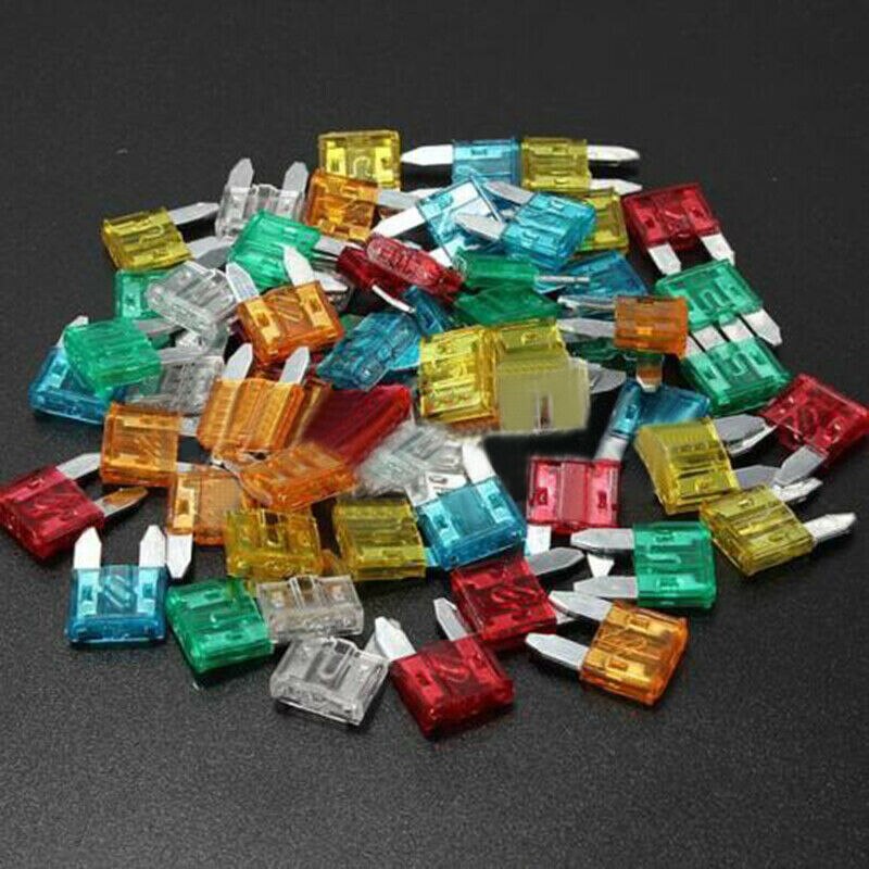 120pcs 5A-30A each 20 pieces mini blade type fuse car truck mini medium blade type classification fuse kit