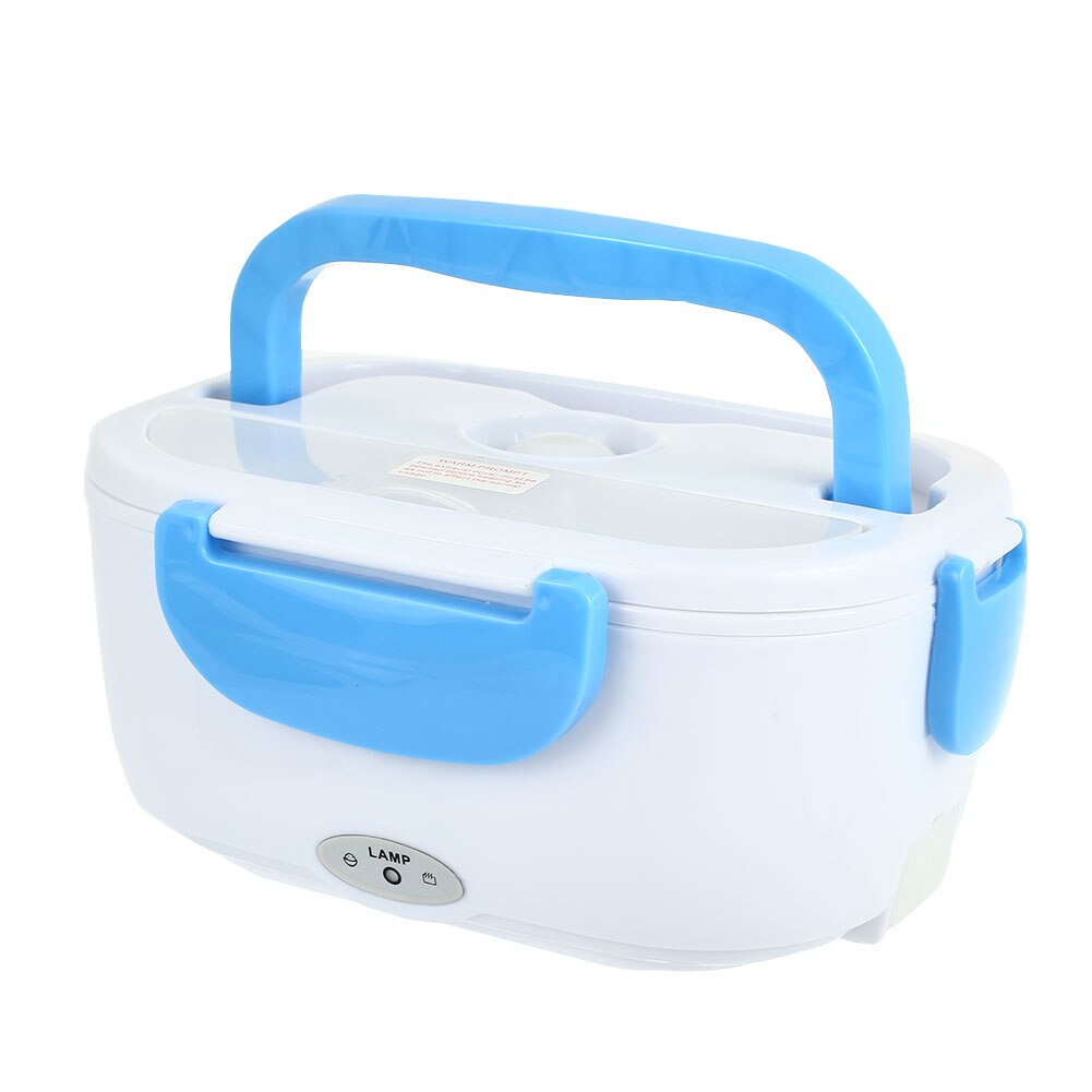 Picnic Box Plastic Heating Office Bowl Lunch Box Portable Food Pan Multifunctional Car Removable Warmer Bento Box Kitchen: Blue / EU