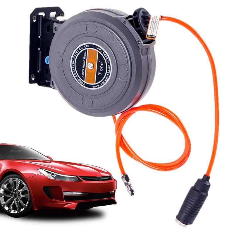 Hageslangetrommel veggmontert slangetrommel kraftig vannslangetrommel for utendørs bruk hageslangeholder frostvæske og uv