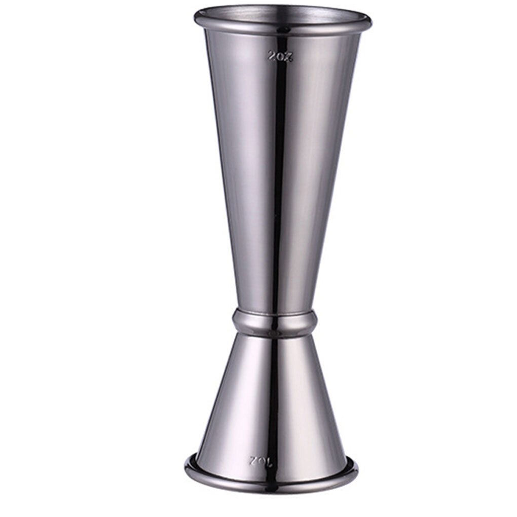 30ml/60ml Stainless Steel Cocktail Double Shaker Measure Cup Drink Spirit Measure Jigger Kitchen Gadgets: NO.3