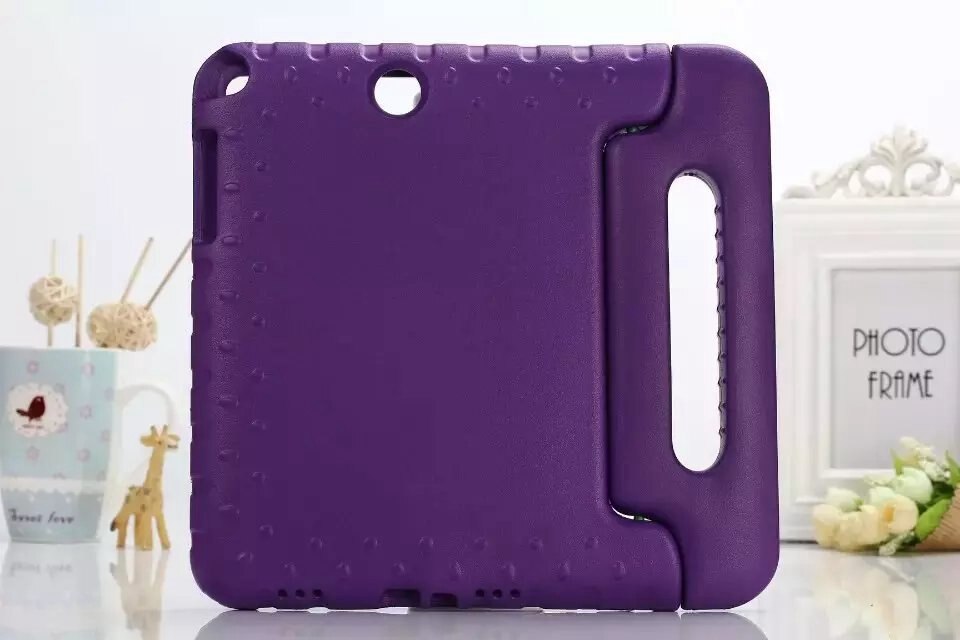 For Samsung Tab A 9.7 Tablet Case for Samsung Galaxy Tab A T550 T555 SM-T550 9.7&quot; Shockproof EVA Stand Cover Protector Shell: Purple