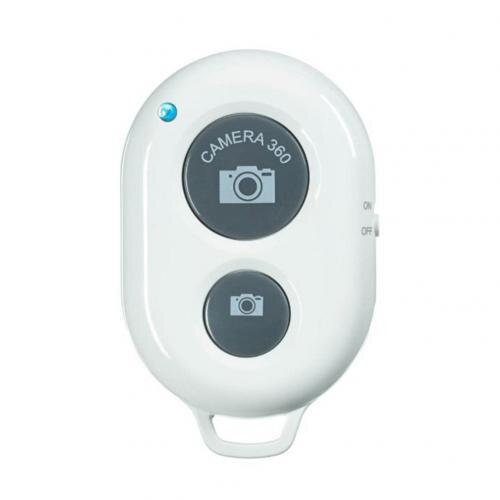 Universal Bluetooth Mobile Phone Camera Remote Control Shutter for Selfie Stick: White