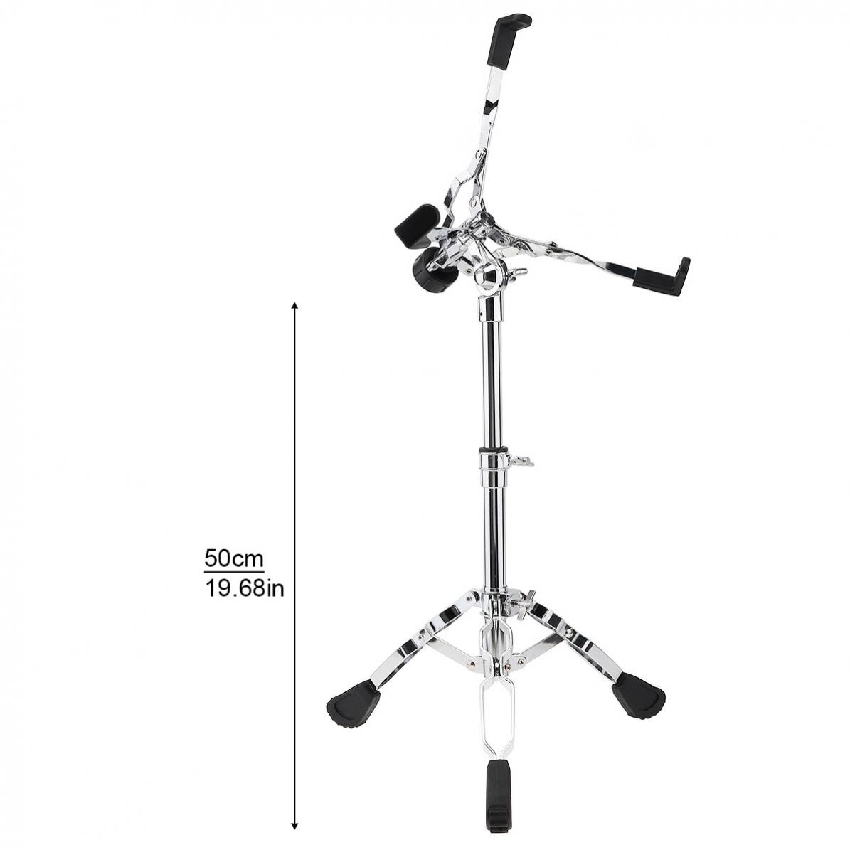 Drum Stand Full Metal Adjustment Drum Stand Foldable Floor Drum Stand Holder for 10 12 16 Inch Jazz Snare Dumb Drum