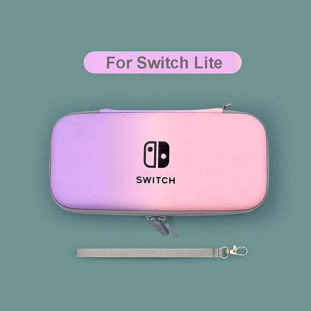 Funda protectora para Nintendo Switch Lite, bolsa de hombro de almacenamiento suave para Mini NS Switch Lite, 5 ranuras para tarjetas de juego, bolso Rosa bonito: Verde manzana