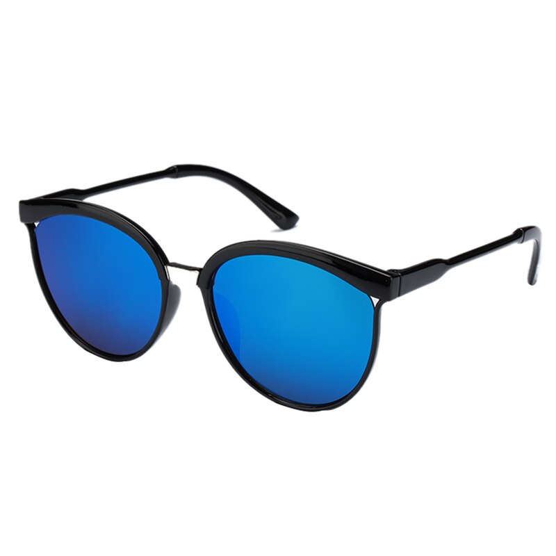 5 farver klassiske spejlcirkelbriller uv-resistente runde metalramme solbriller briller til mænd kvinder: Stil 5