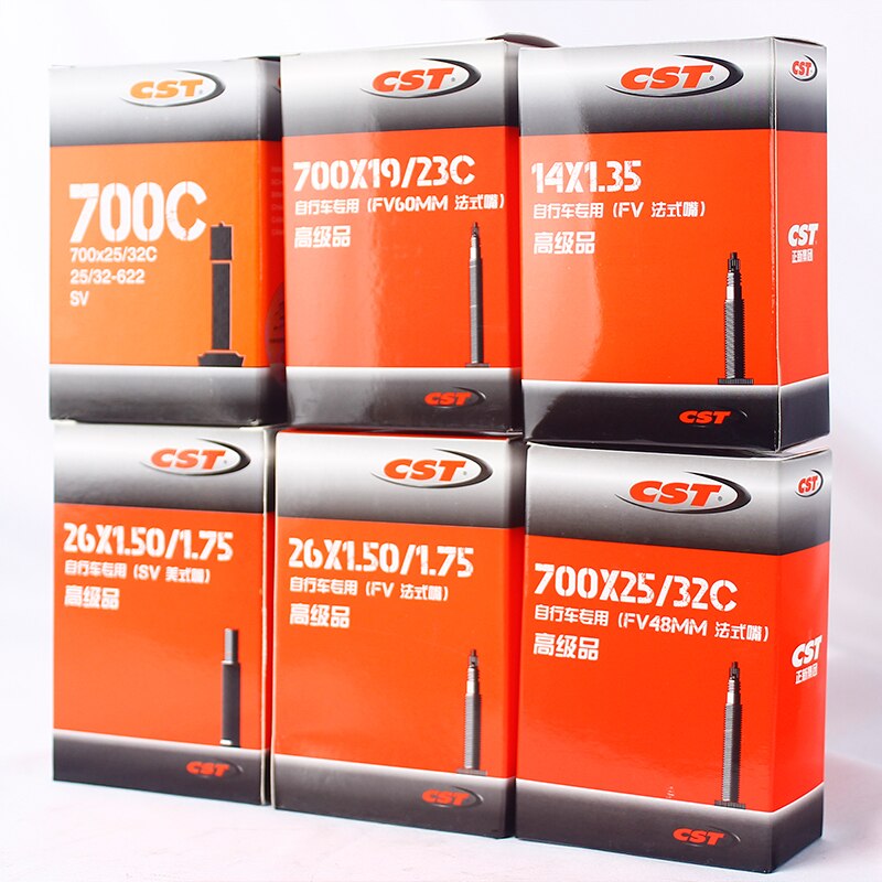 Cst 14 16 20 26 Inch Fiets Binnenband 700C Vouwfiets 35L 48L 60L Mtb Fietsen Buizen Butyl Rubber banden