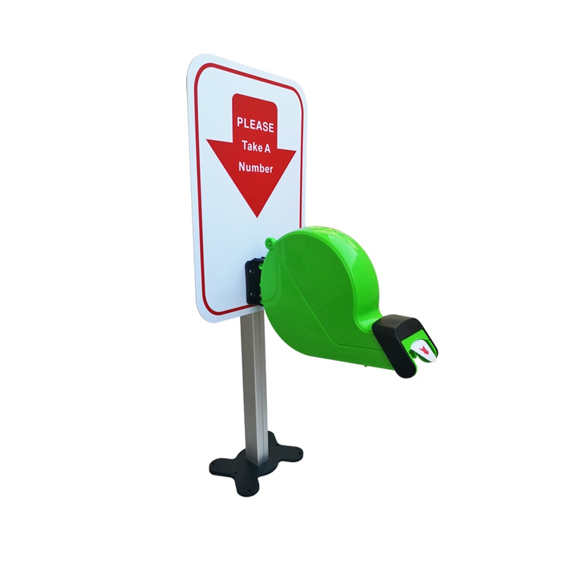 Ycall Kleurrijke Turn O Matic Neem Een Nummer Ticket Dispenser Machine Voor Queue Management Systeem