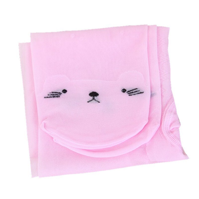 Summer thin stockings transparent leggings thin silk children's pantyhose candy color girls dance socks kitten