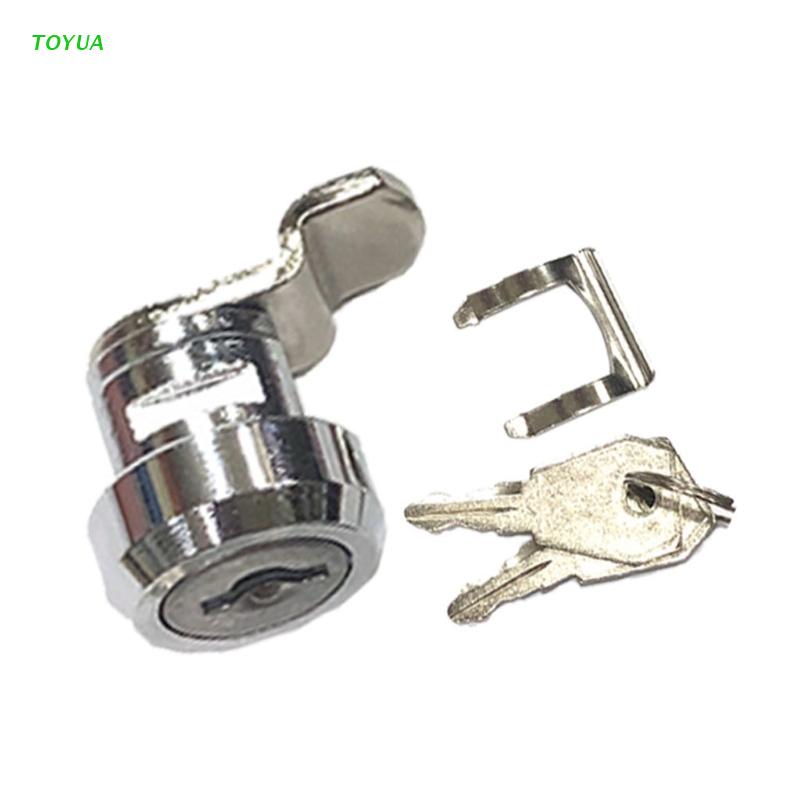 1XCC Metal Cabinet Locks Security Cam Lock with 2 Keys RV Storage Locks Security Furniture Cylinder Locks for Office, Home