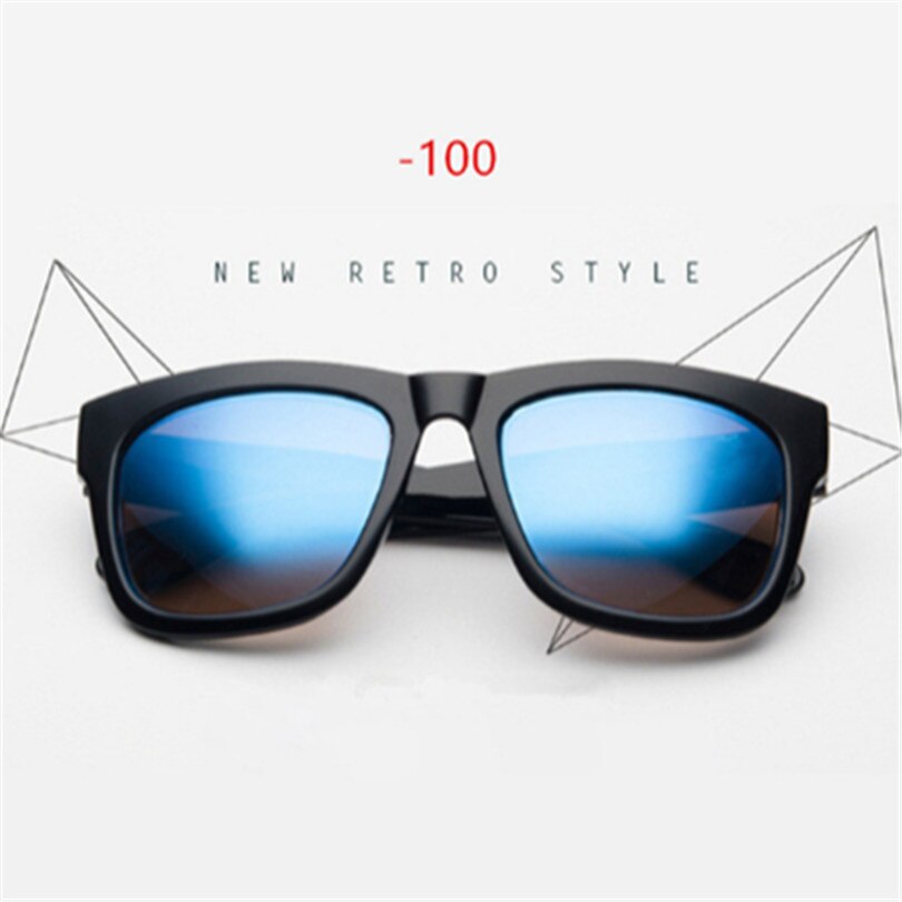 Myopie Sonnenbrille Für Frauen Männer Kurze kurzsichtig Optik Brillen Rezept-1,0-1,5-2,0-2,5-3,0 -3,5-4,0: 100
