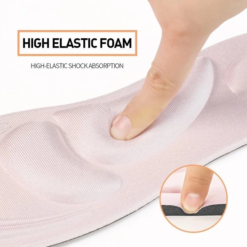 Plantillas ortopédicas de espuma viscoelástica 4D con soporte para el arco para mujeres y hombres - Almohadilla deportiva para caminar para aliviar la fascitis plantar