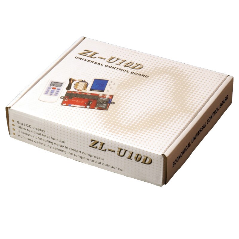 LILYTECH, A/C Control System, Cabinet AC Control PCB,Universal A C Controller,LCD Display,ZL-U10D Controller