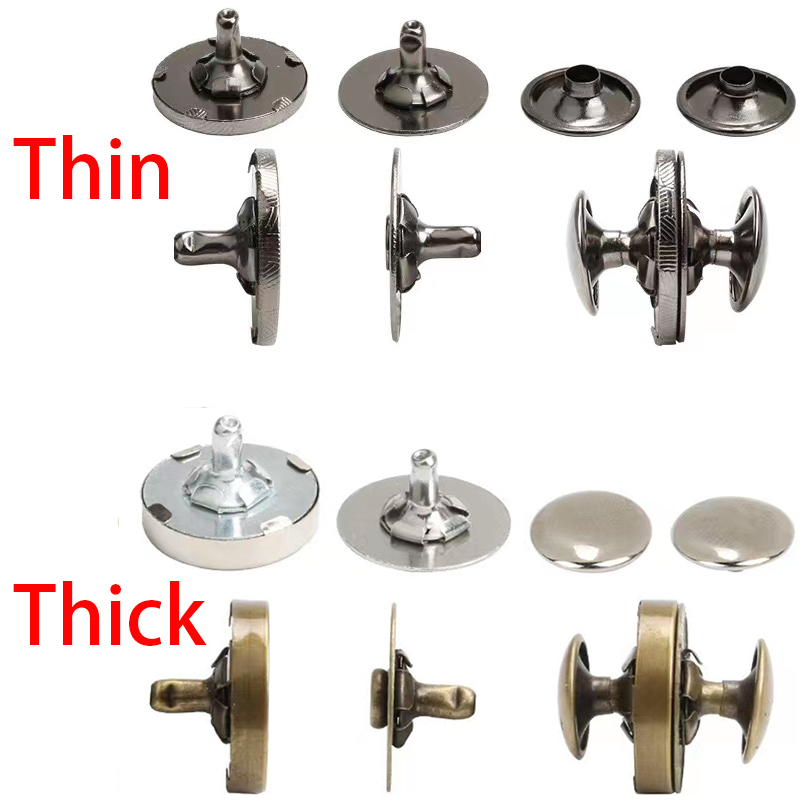 10sets 10mm 14mm 18mm Magnetic Snap Fasteners Clasps Buttons Handbag Purse Wallet Craft Bags Parts Accessories Adsorption