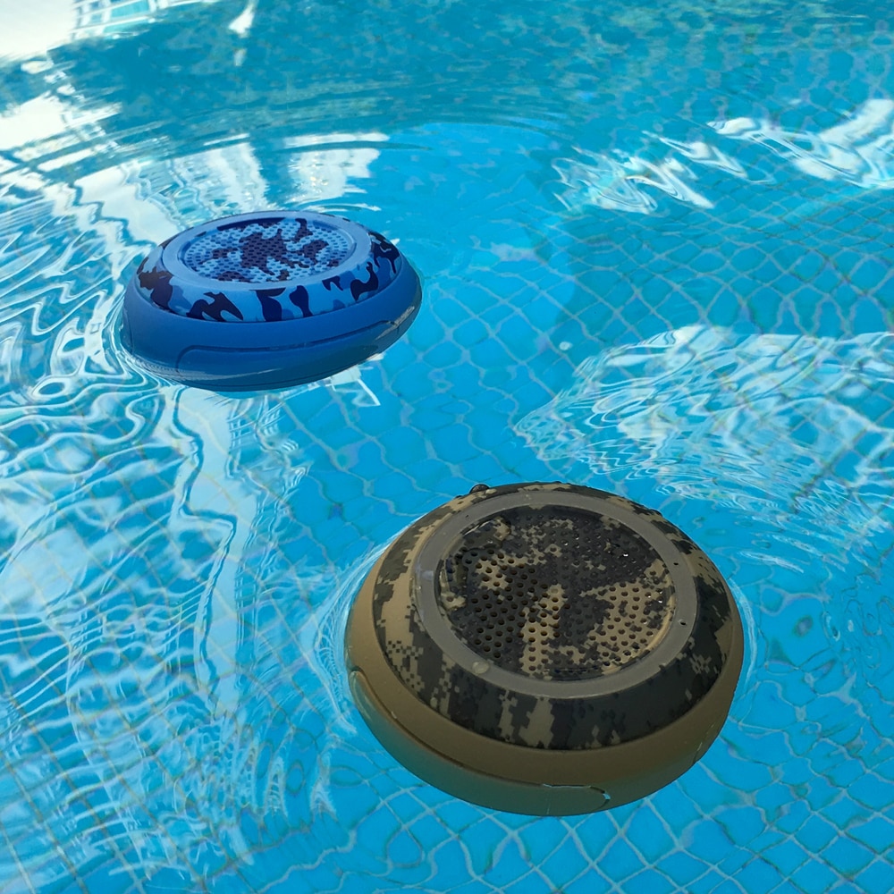 IPX7 Diepe Bas Zwemmen Speaker Zwembad Drijvende Tws Bluetooth Speakers Draadloze Waterdichte Stereo Voor Outdoor Tf Power Калонка