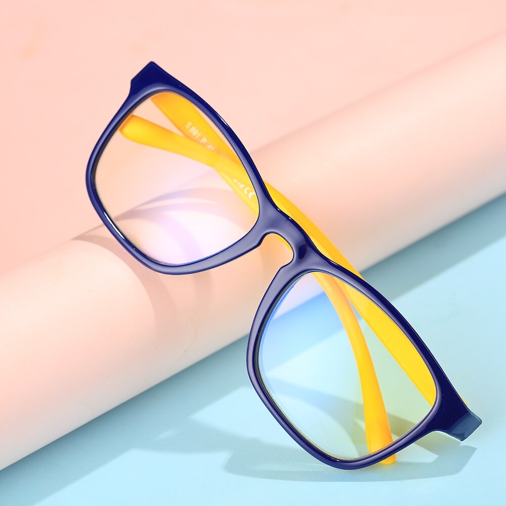 Kids Anti Blue Light Glasses Anti Radiation Anti Eyestrain Children Goggles Boy Girl Silicone Frame Computer Video Game Eyewear