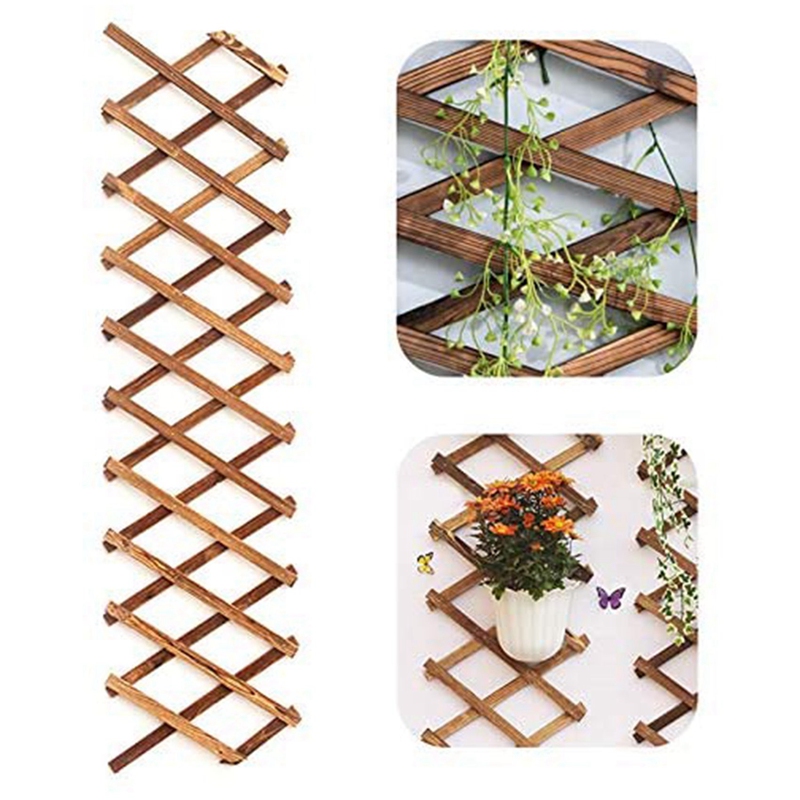 Wooden Lattice Wall Plant Garden Trellis for Climbing Plants Outdoor Air Plant Vertical Rack Wall Decor