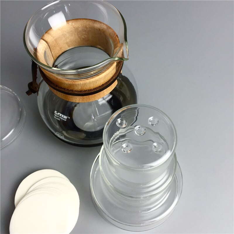 400ml Water Drip Coffee Maker Reusable Filter Tools Glass Espresso Coffee Dripper Pot Ice Cold Brew Coffee Machine