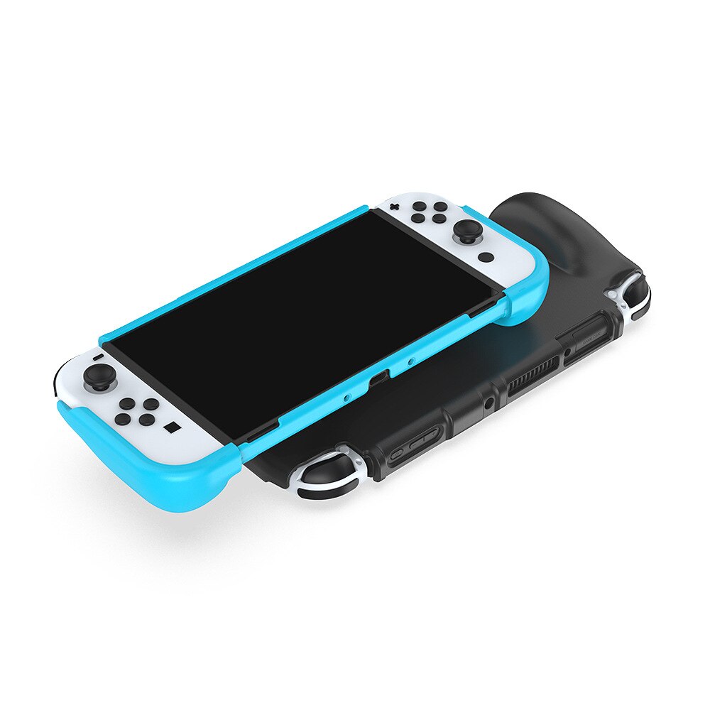 Funda protectora de TPU para consola de juegos Nintendo Switch, funda trasera de TNS-1186, antideslizante, accesorios