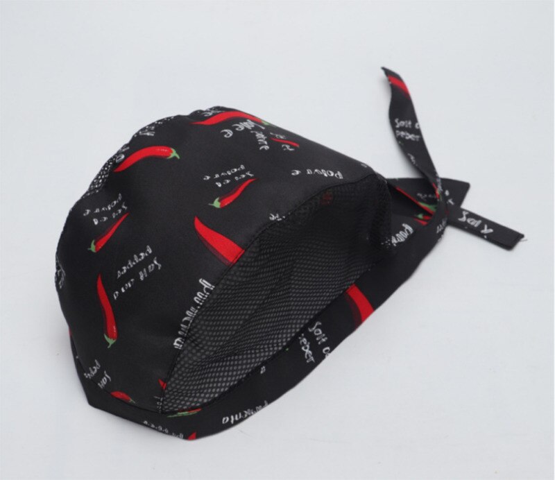 Chapeau de serveur unisexe 6 Styles, casquette de travail en maille réglable, chapeau de Pirate respirant pour Chef de Restaurant