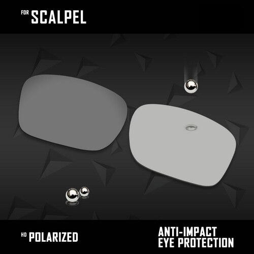 OOWLIT Lenses Replacements For Oakley Scalpel OO9195 Sunglasses Polarized - Multi Colors: Grey Photochromic