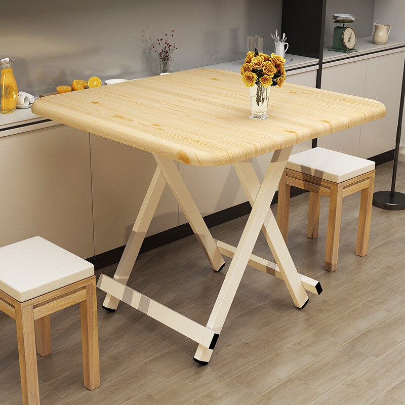 Household Folding Square Table Outdoor Foldable Portable Stall Table Materials Without Installation
