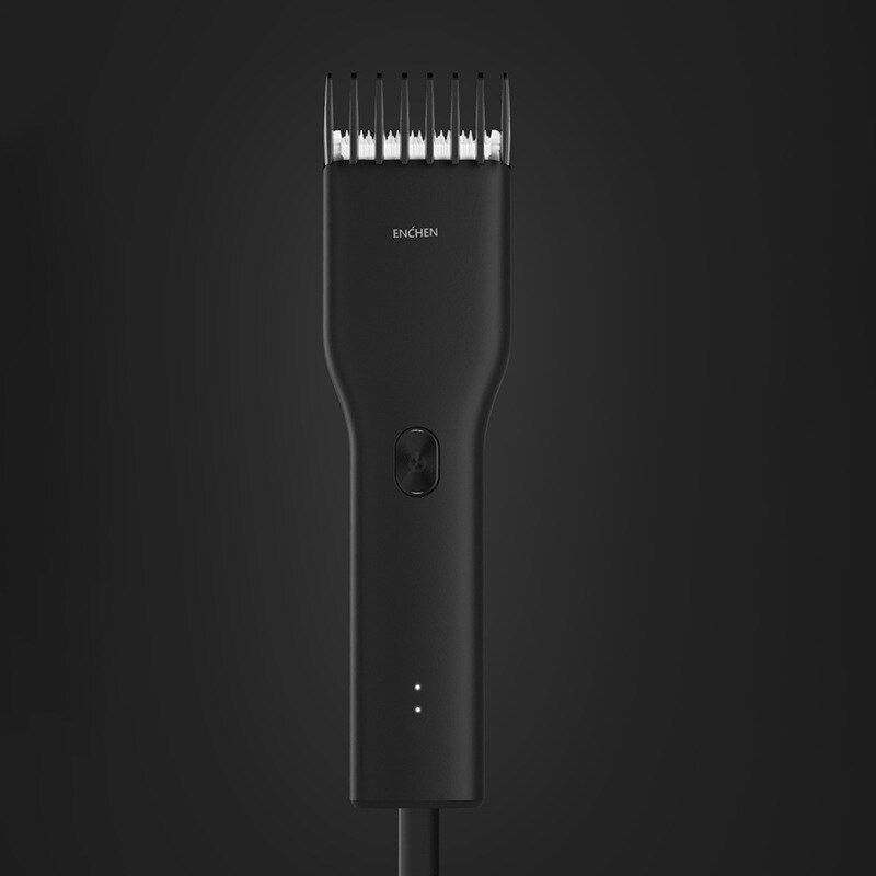 Boost aparador de cabelo para homens crianças sem fio usb recarregável elétrica máquina cortar cabelo cortador com pente ajustável corte cabelo: black