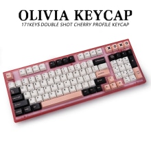 GMK Olivia/ Merlin 173 Keys DOUBLE SHOT Cherry Profile Keycaps For GMMK pro NJ68 Mechanical Gaming Keyboard