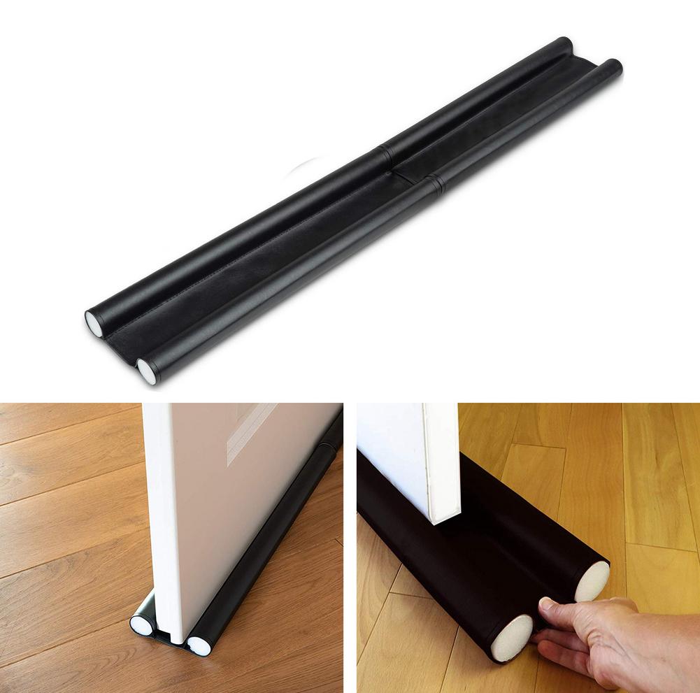 Sponge Door Draft Stopper Double Sided Door Insulator Self Adhesive Tape Seal Noise Blocker For Bedroom #CW