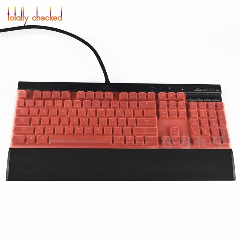 Protecteur de peau de couverture de clavier de Silicone pour le clavier mécanique de jeu de Corsair K70 RAPIDFIRE rvb RAPIDFIRE K70 LUX/LUX rvb