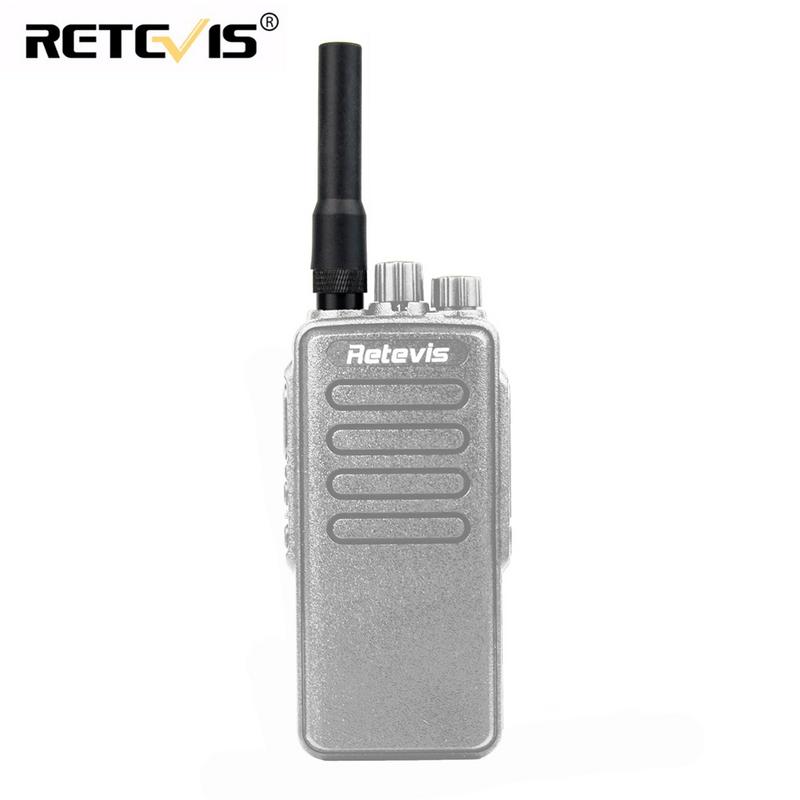 Retevis RT20 Interphone Korte Antenne Dual Band VHF/UHF High Gain SMA-M 144 MHz/430 MHz Antenne voor YAESU BF-UV3R TONGFA: Default Title