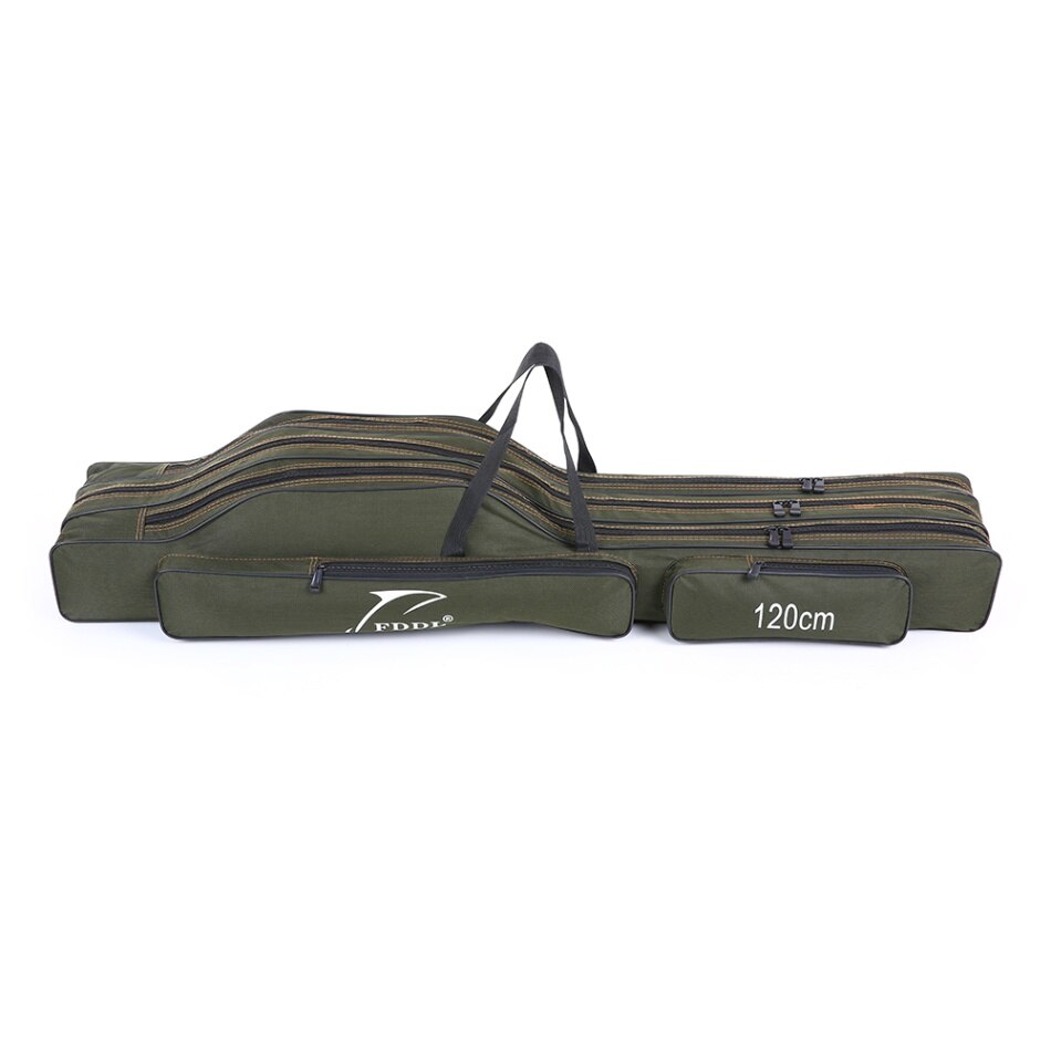 100/130/150cm Portable Folding Fishing Rod Carrier Canvas Fishing Pole Tool Storage Bag Case Fishing Gear Tackle Fishing Rod Bag: Style 4