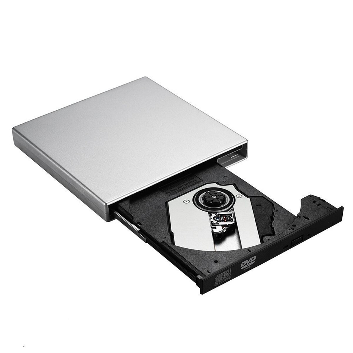 Externe Draagbare Dvd Combo Speler Cd Dvd Brander Usb 2.0 Voor Windows Mac