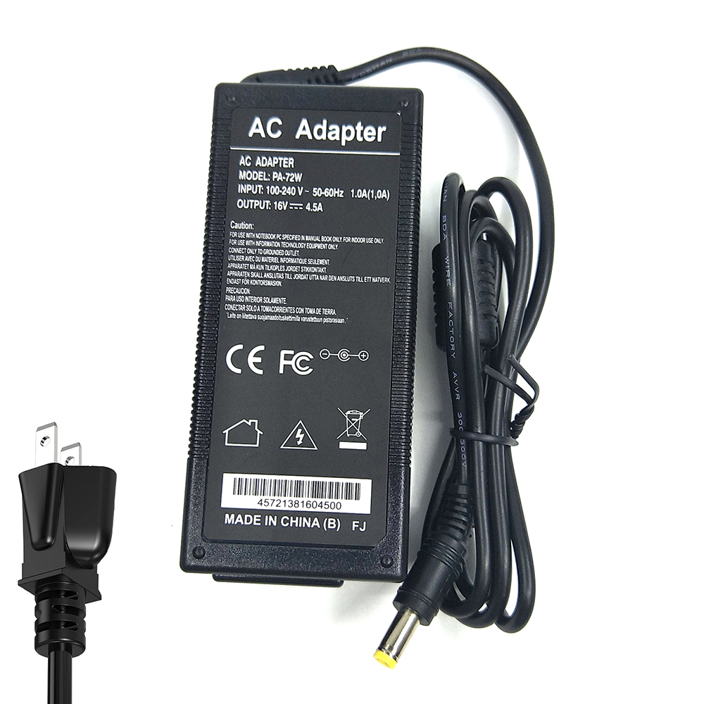 AC Adapter 16V 4.5A 5.5*2.5 Power AC Adapter Supply charger FOR IBM ThinkPad T20 T23 T30 T40 T40P T41 T41P T42 T42P T43 T43P: Red
