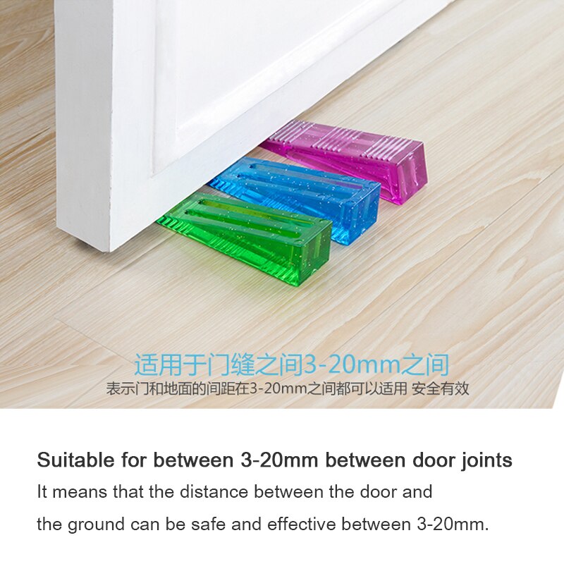 Fermaporta silicone Ufficio di protezione della porta di famiglia per bambini anti-scontrino portello del tappo di arresto porta di muoversi pratico conveniente