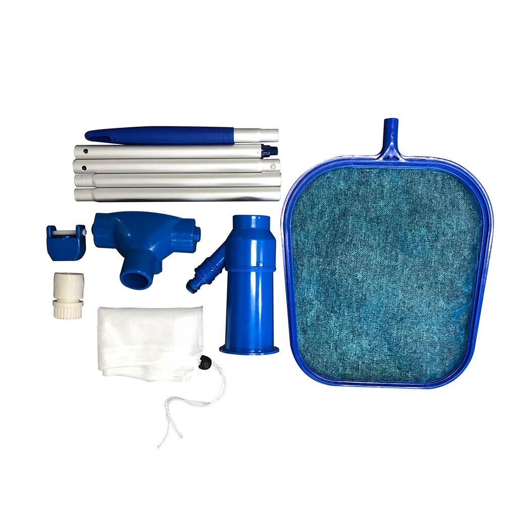 Blue Pool Skimmer Vacuum Head Swimming Pool With Leaf Skimmer Net Swimming Pool Skimmer Pool Intex Cleaning Supply