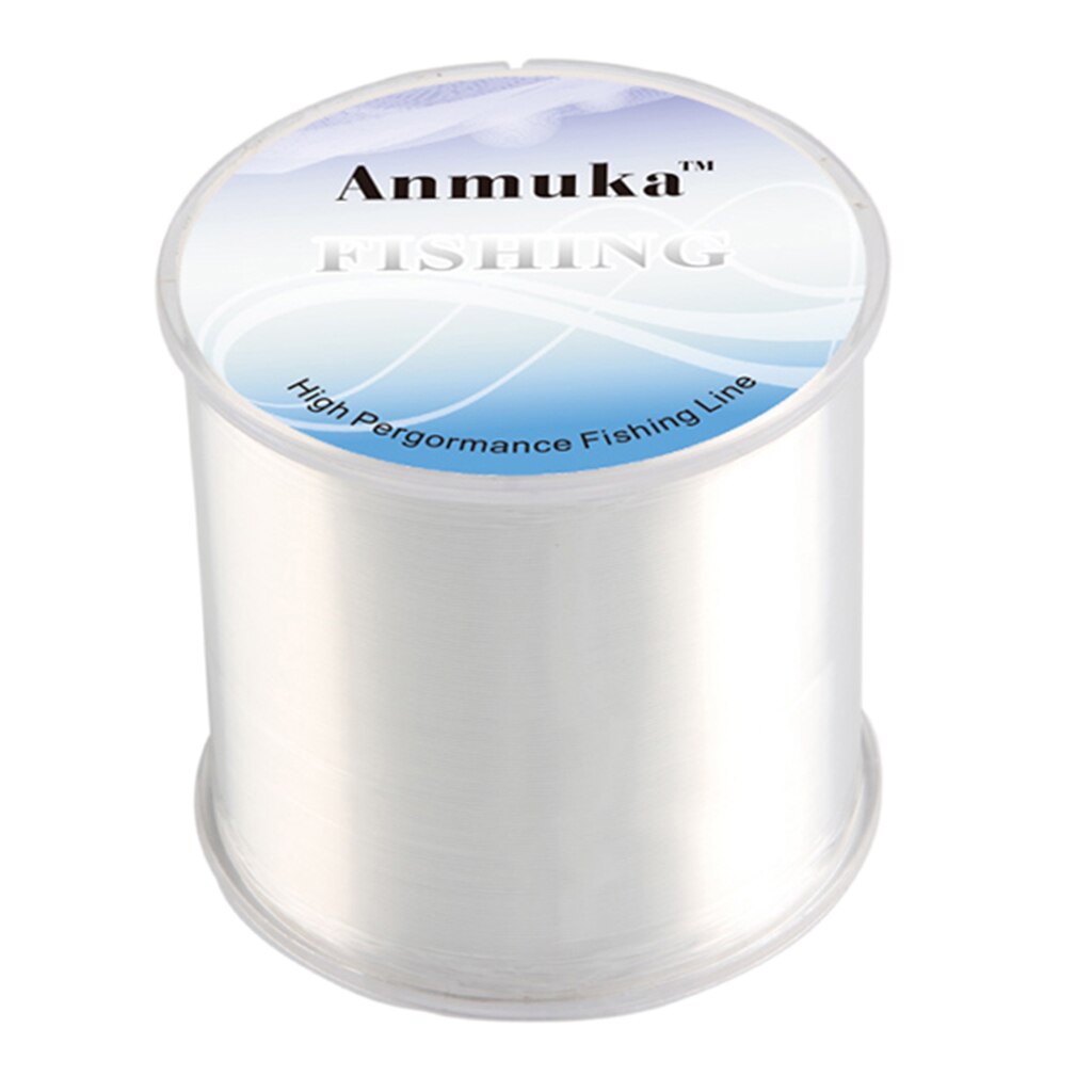 500M Anmuka Clear Vislijn Monofilament Nylon Lijnen Voor Opknoping 0.165-0.5 Mm