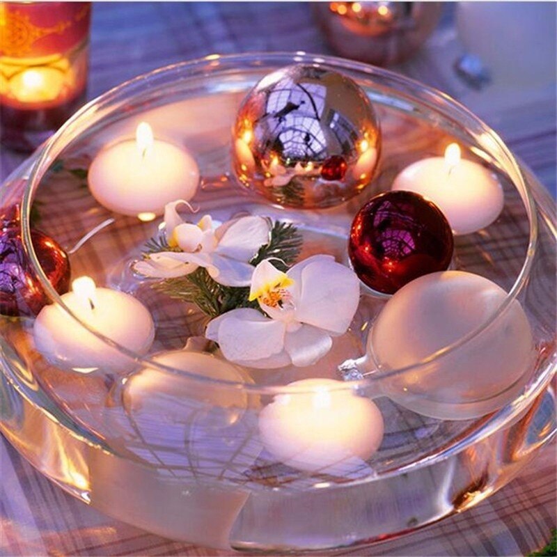 10 Stuks Ongeparfumeerde Kleine Drijvende Kaarsen Voor Wedding Party Event Jaar Kerst Decoratie Home Decor Kaarsen