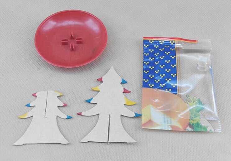 9X6 Cm Multicolor Magic Groeiende Papier Boom Speelgoed Magische Groeien Kerstbomen Grappige Educatief Kinderen Science Toys voor Kinderen