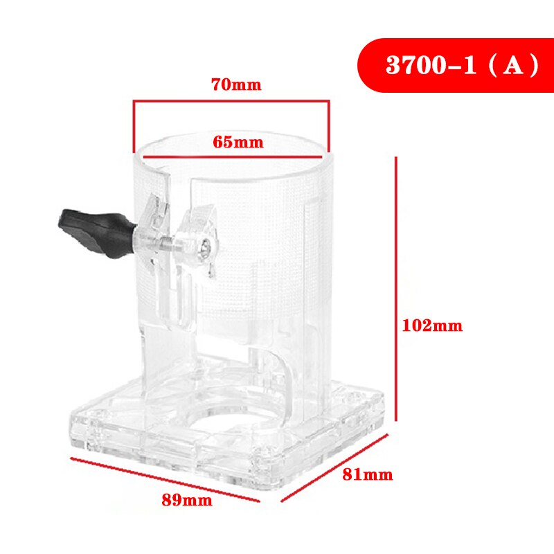 6 Model Wooden Router Base Trimming Milling Machine Base Electric Trimmer Machine Base For Makita Battery RT0701C/Worx WU601: 3700-1A